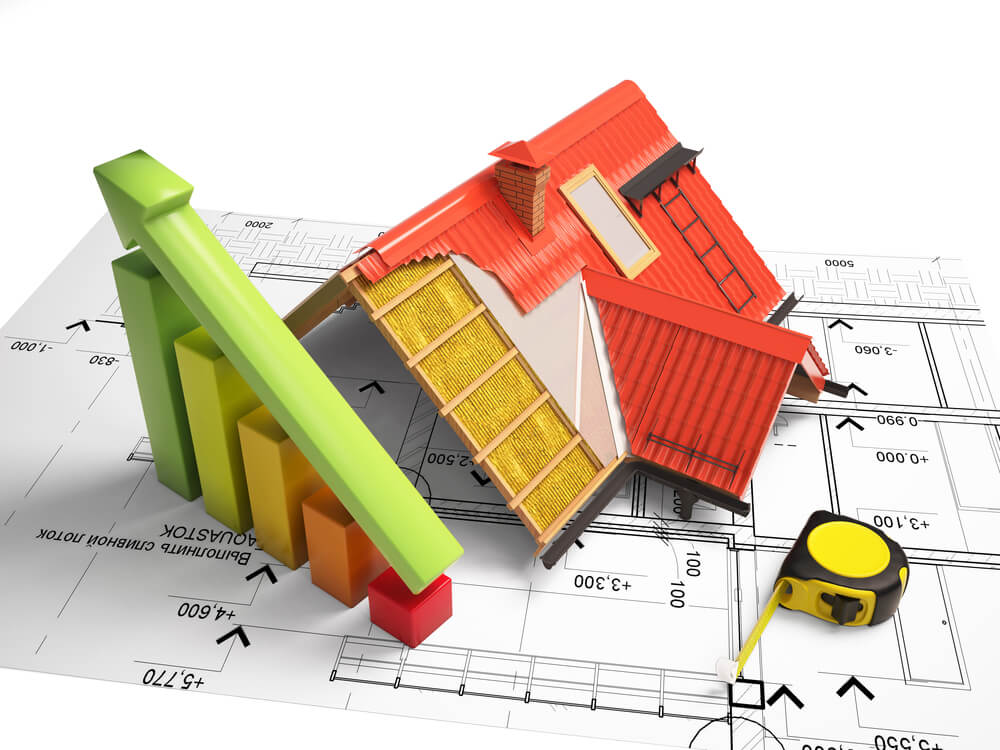 Energieverluste über das Dach