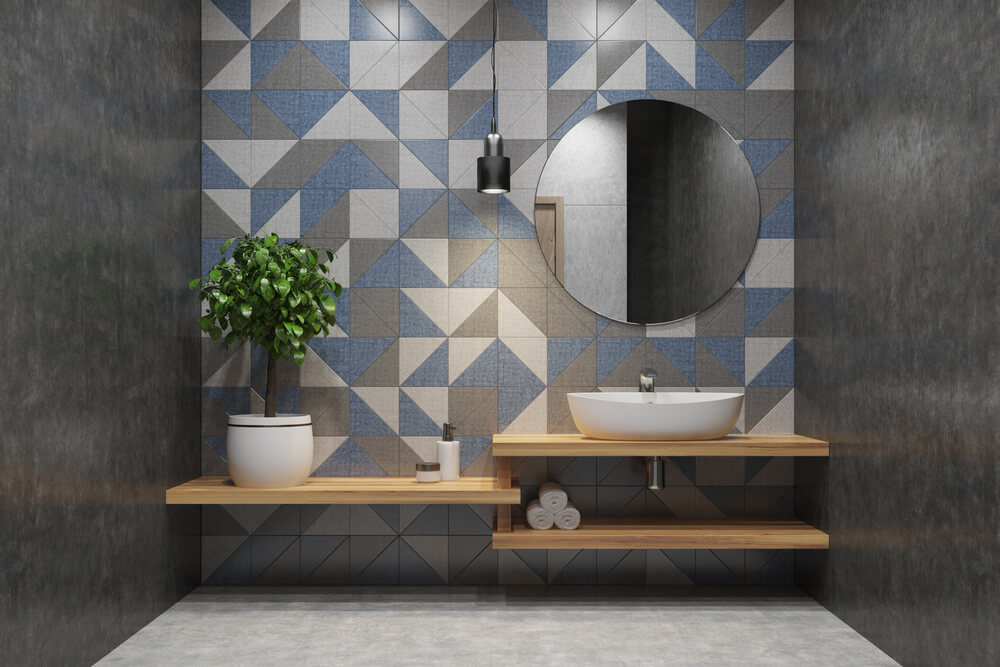 glasierte Steingutfliesen