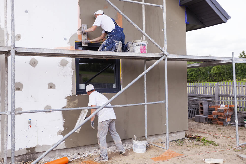 Aufbau Von Fassaden Putz Vorhangfassade Und Vorgehangte