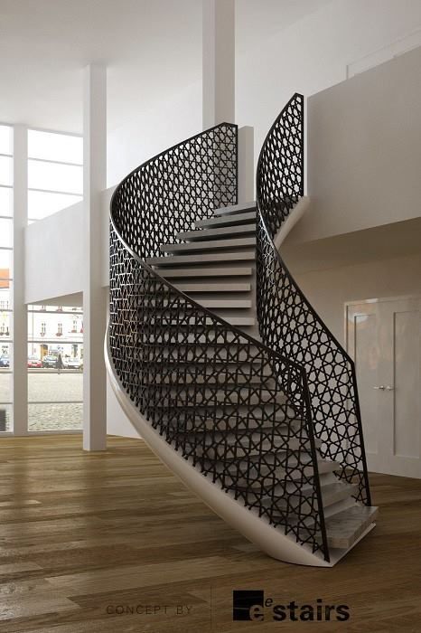 Geländer wie Spitze