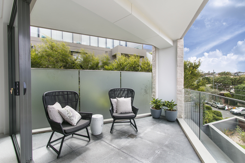 Fiberglas als Sichtschutz