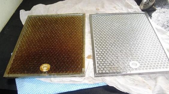 Sauberer und verschmutzter Filter