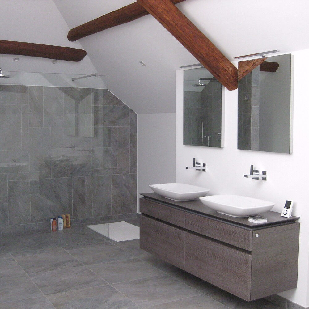 Salle de bain, Sanitaires & Plomberie par JDA Lux à Tétange, réalisation 9