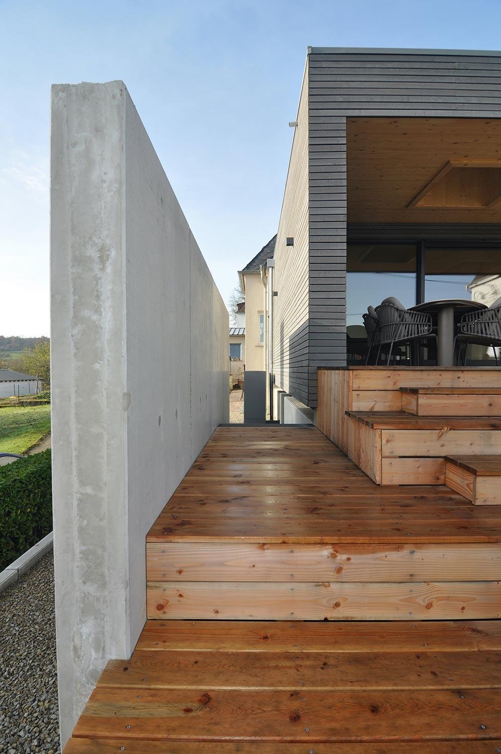 Construction annexe en bois à Oberweis — photo 2