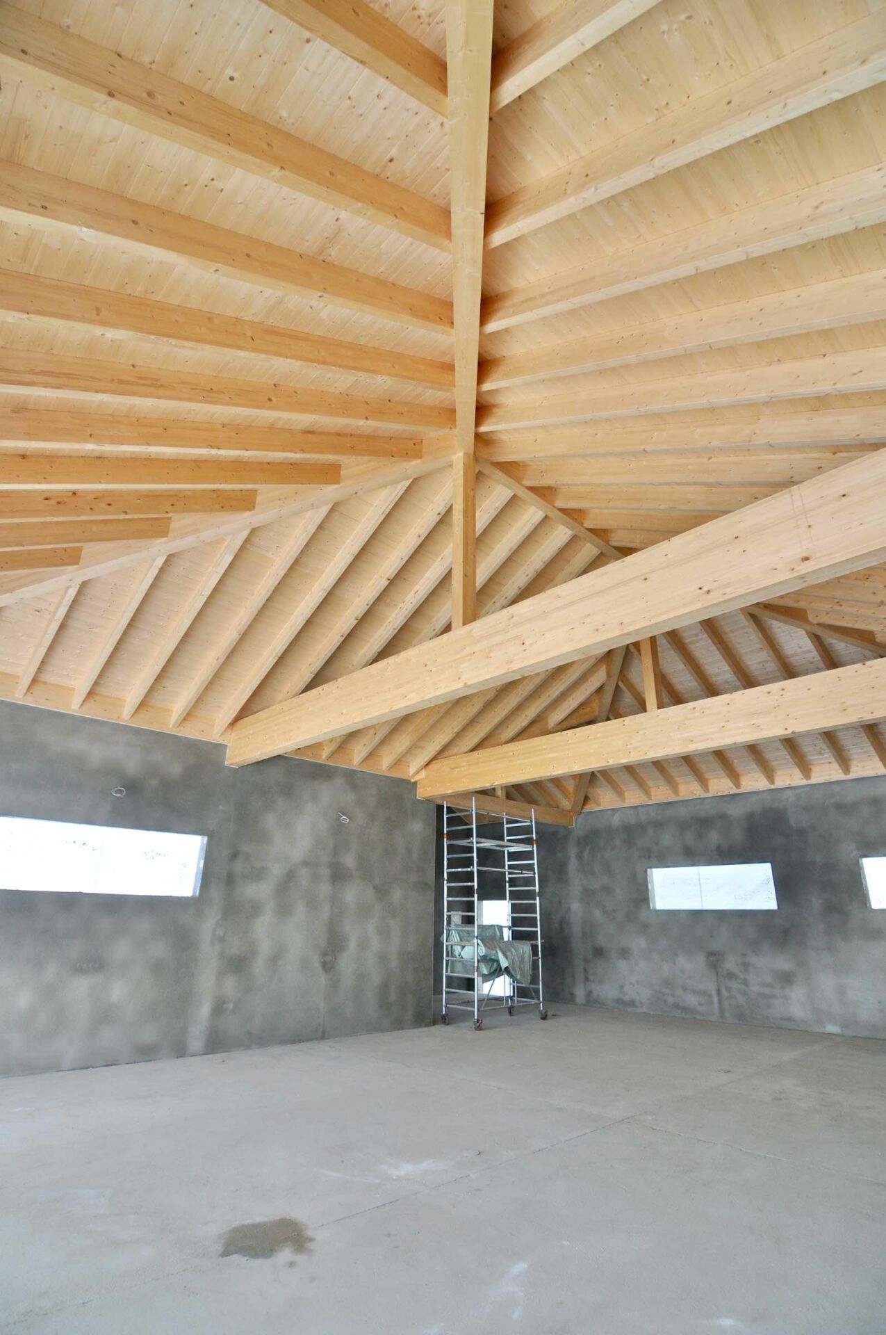 Sichtdachstuhl Garage in Luxembourg — Foto 6