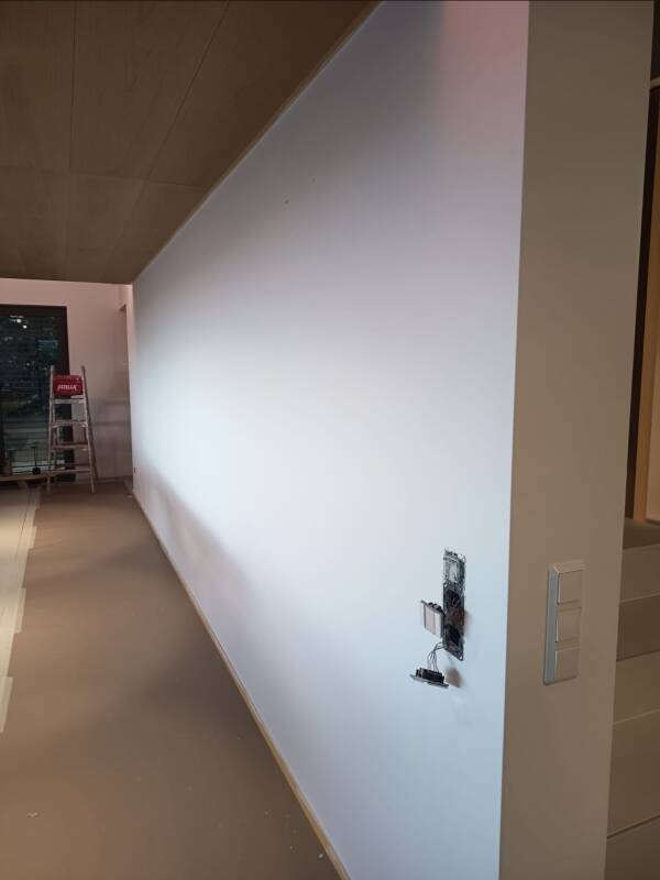 Installation of Decorative Wall Covering — Nospelt — photo 2