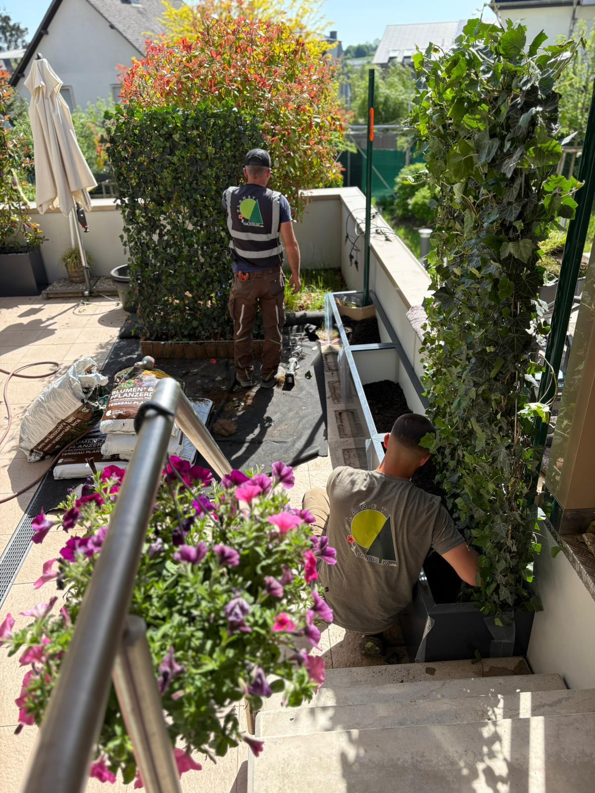 Aménagement de terrasse à Sandweiler — photo 6